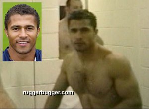 Justin Robinson caught naked shaving