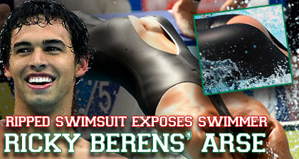 RICKY BERENS' exposed arse