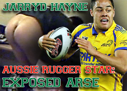 Jarryd Hayne - exposed arse