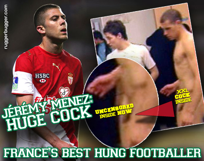 Jeremy Menez shows his cock