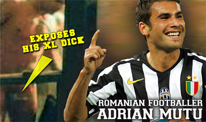 Adrian Mutu's big cock