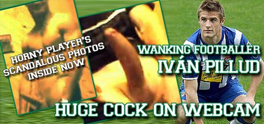 Ivan Pillud - naked and wanking - showing his amazing huge cock