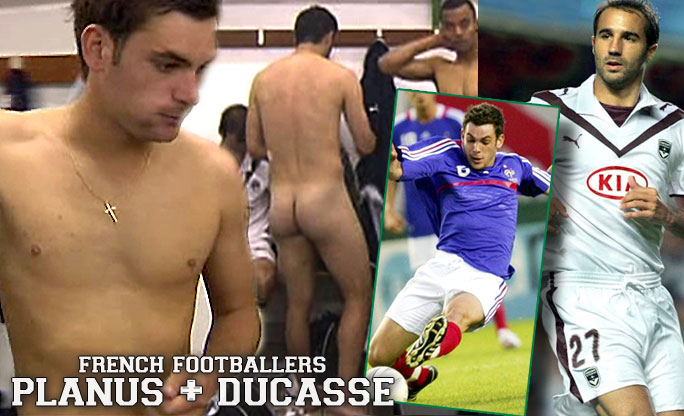 French footballers Planus and Ducasse 100% naked
