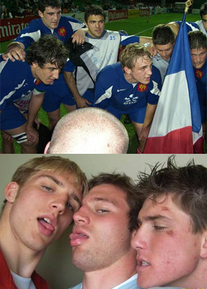 Kamp Staaldraad - Big strapping South African rugby blokes stripped naked an humiliated in order to toughen them up.